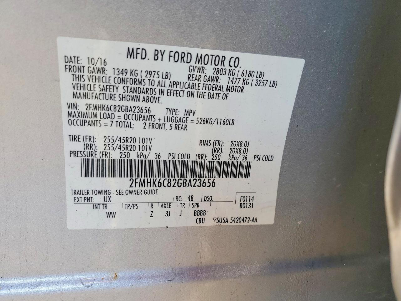 2016 Ford Flex Sel - zdjęcie 13