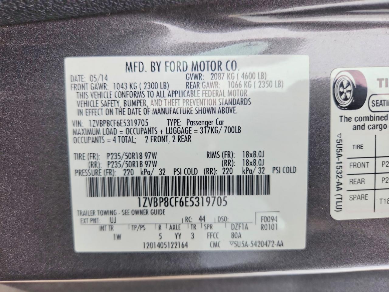 2014 Ford Mustang Gt - zdjęcie 12