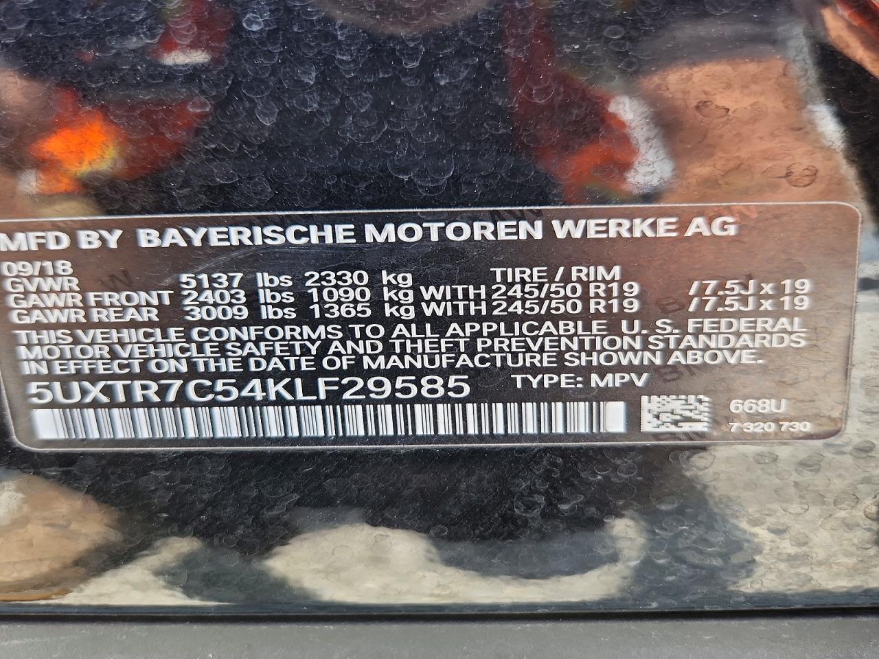 2019 BMW X3 Sdrive30I - zdjęcie 14