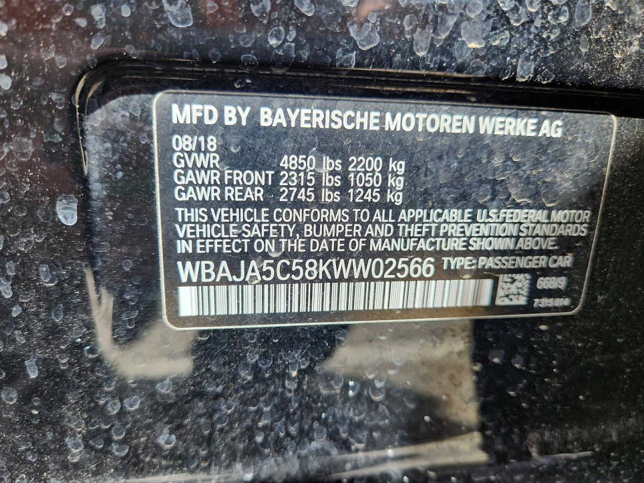 2019 BMW 530 I - zdjęcie 12