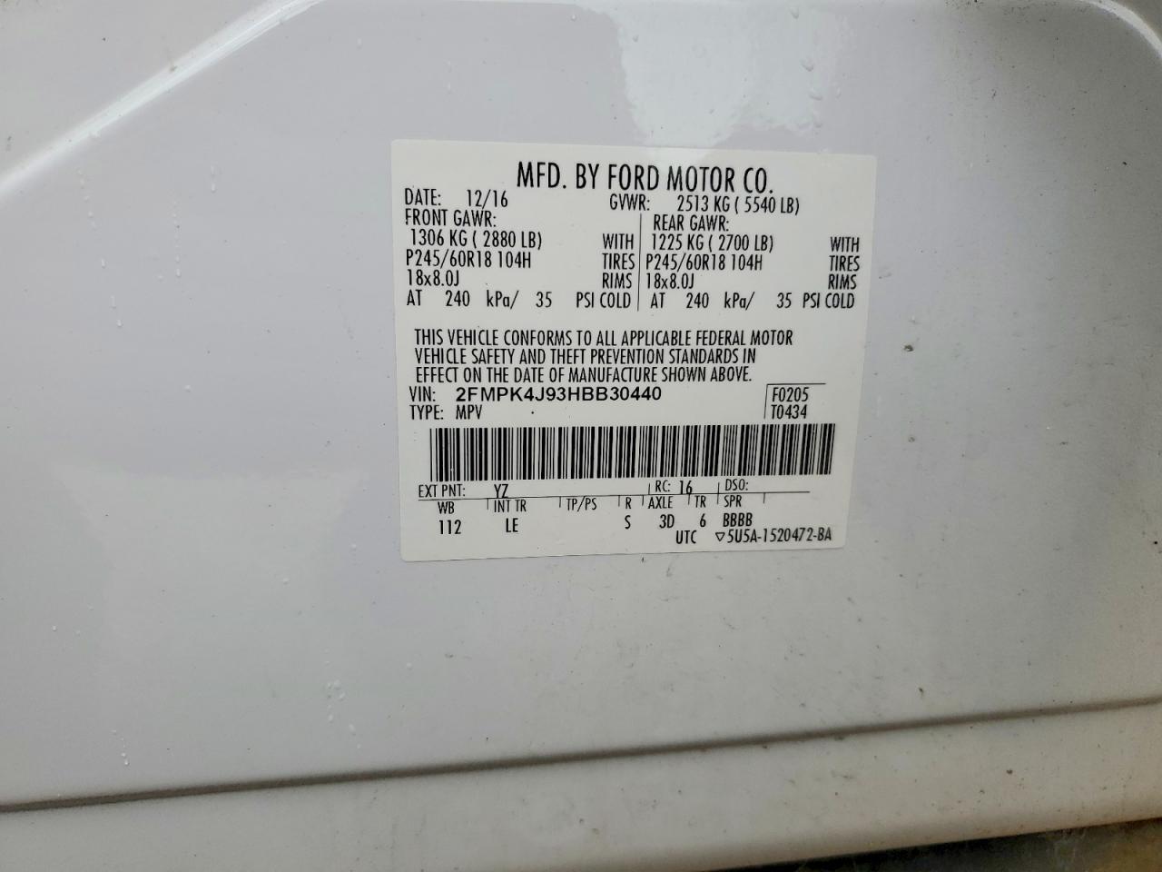 2017 Ford Edge Sel - zdjęcie 13