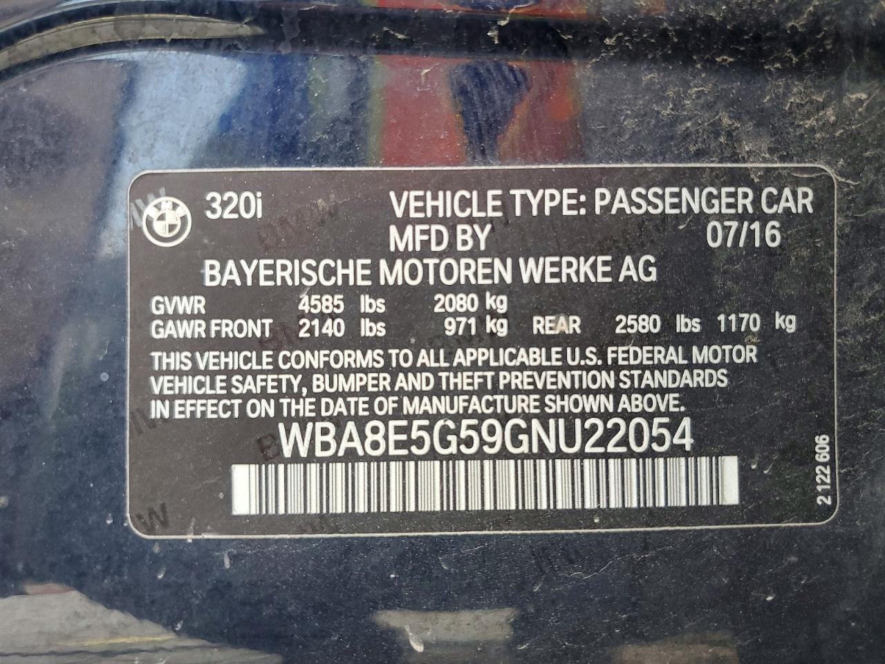 2016 BMW 320 Xi - zdjęcie 12