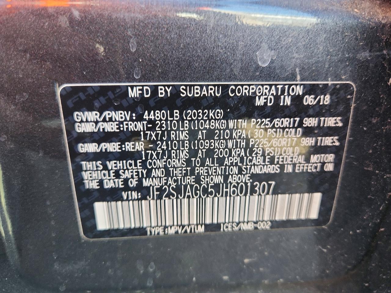 2018 Subaru Forester 2.5I Premium - zdjęcie 13