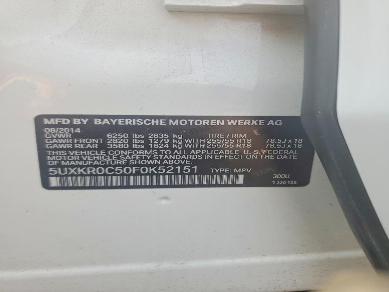 2015 BMW X5 xDrive35I - zdjęcie 14