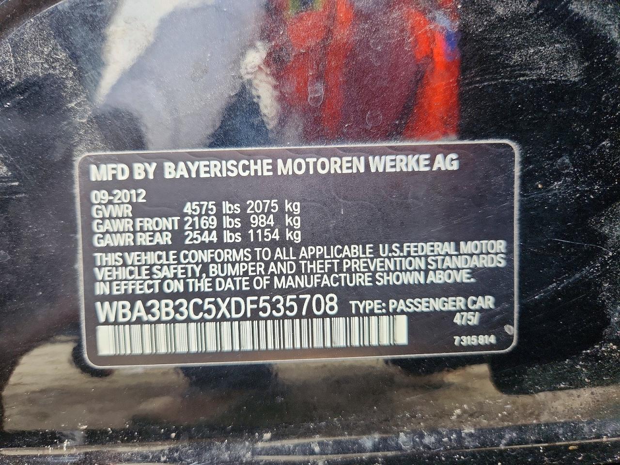 2013 BMW Seria 3 328i - zdjęcie 12