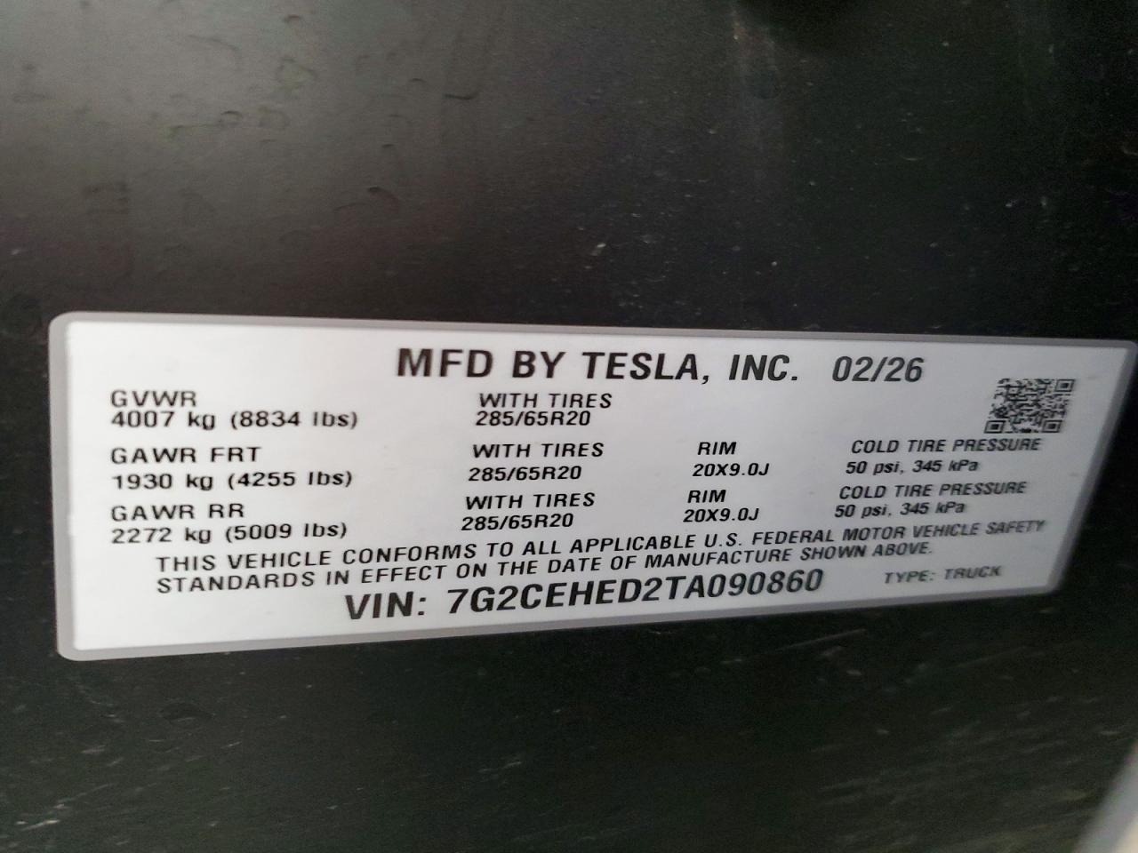2026 Tesla Cybertruck - zdjęcie 12