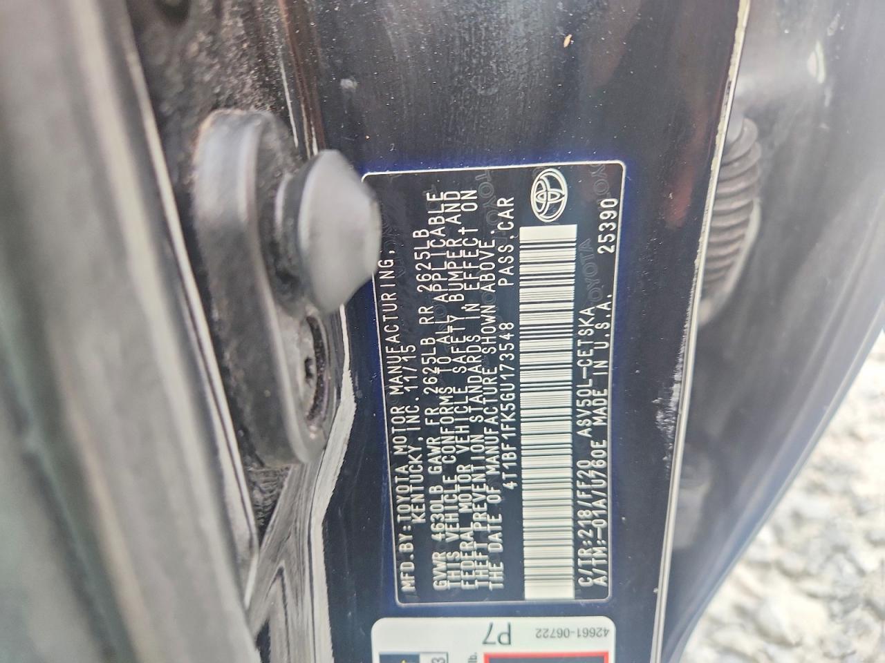 2016 Toyota Camry Se - zdjęcie 12