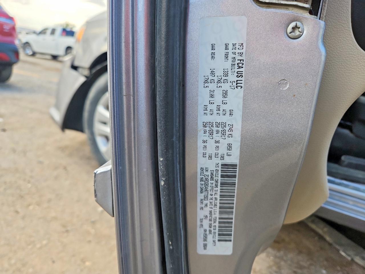 2017 Dodge Grand Caravan Se - zdjęcie 13
