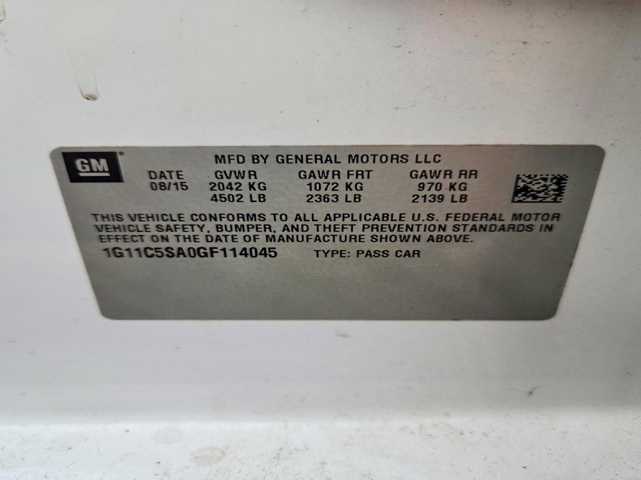 2016 Chevrolet Malibu Limited Lt - zdjęcie 12