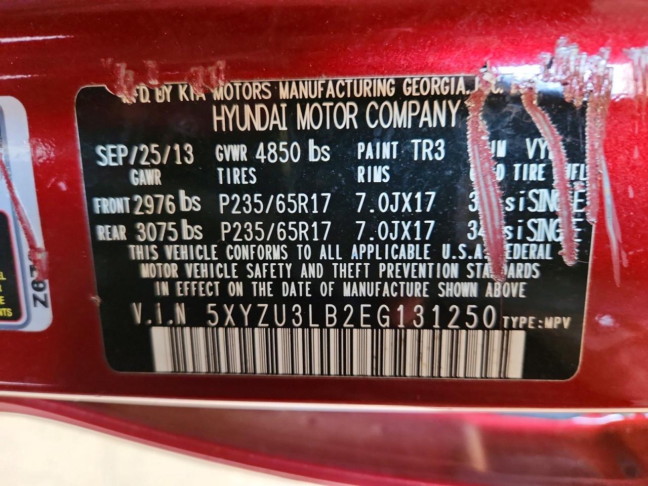 2014 Hyundai Santa Fe Sport 2.4L - zdjęcie 13