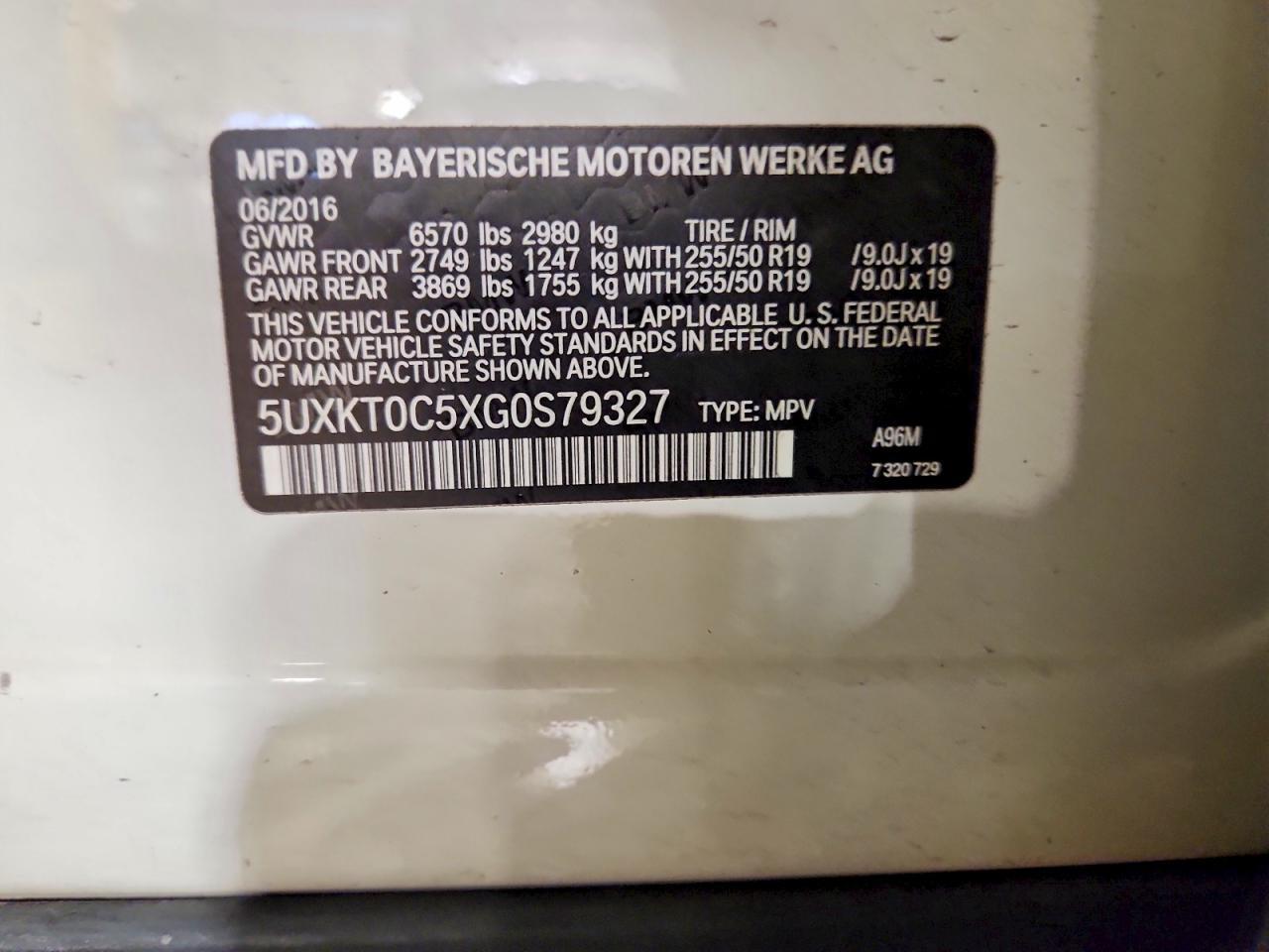 2016 BMW X5 Xdr40E - zdjęcie 12