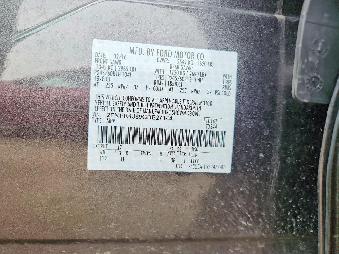 2016 Ford Edge Sel - zdjęcie 14