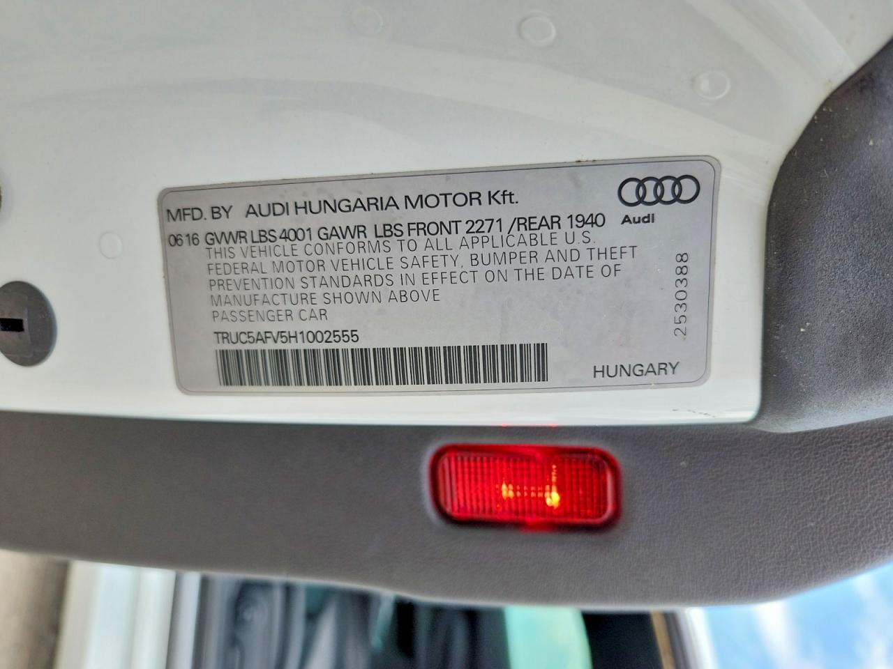 2017 Audi Tt - zdjęcie 12