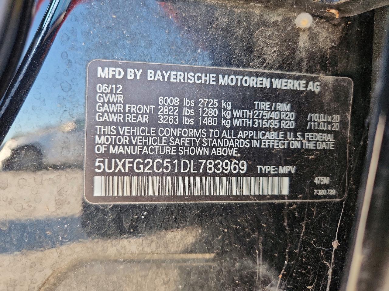 2013 BMW X6 xDrive35I - zdjęcie 13