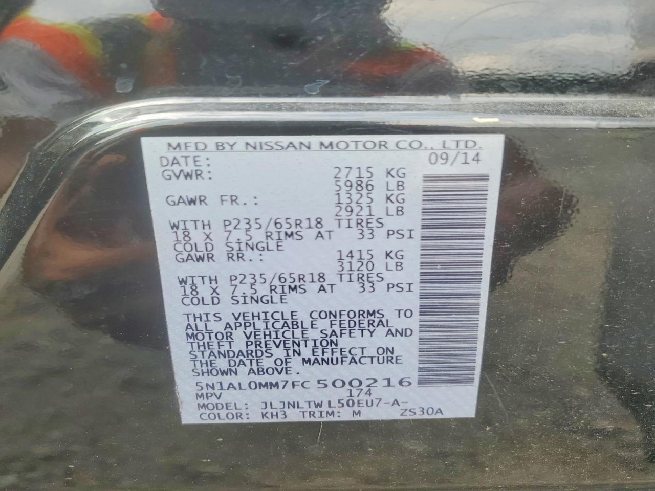 2015 Infiniti Qx60 Base - zdjęcie 13