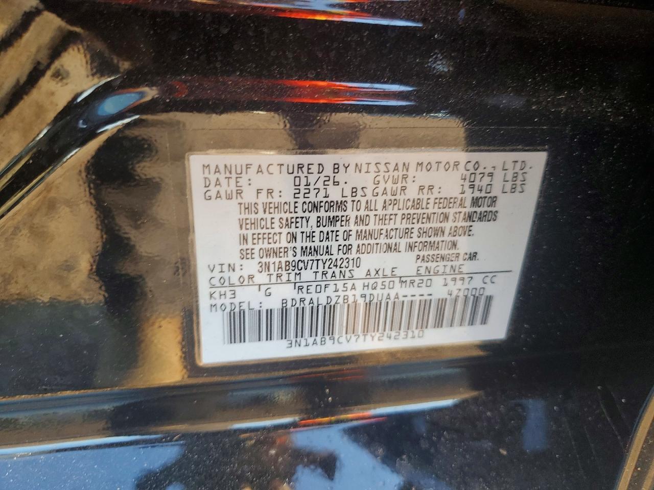 2026 Nissan Sentra Sv - zdjęcie 12