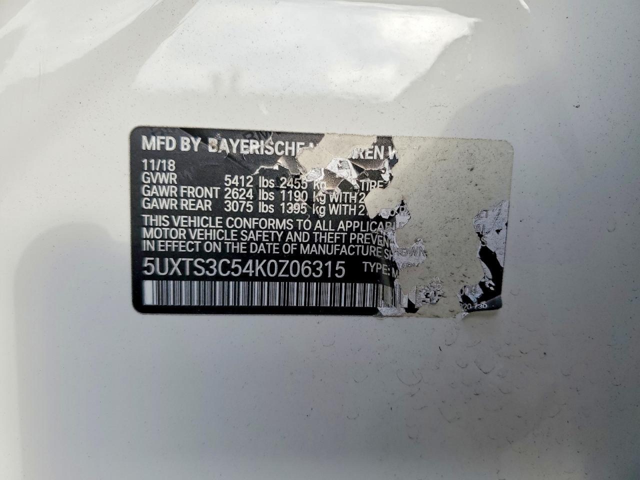 2019 BMW X3 xDrivem40I - zdjęcie 13