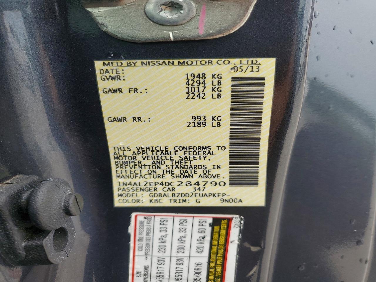 2013 Nissan Altima S - zdjęcie 12
