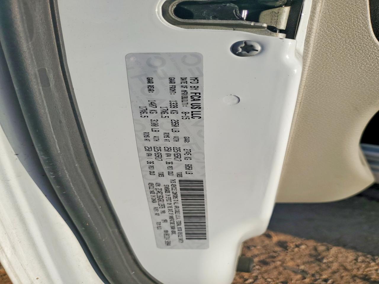 2016 Chrysler Town & Country Touring - zdjęcie 13