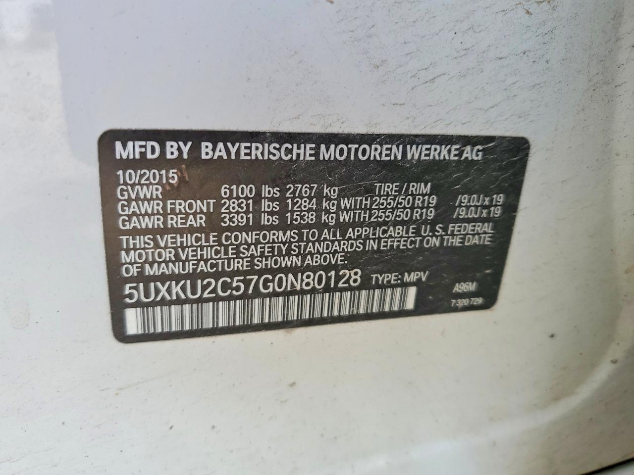 2016 BMW X6 xDrive35I - zdjęcie 13