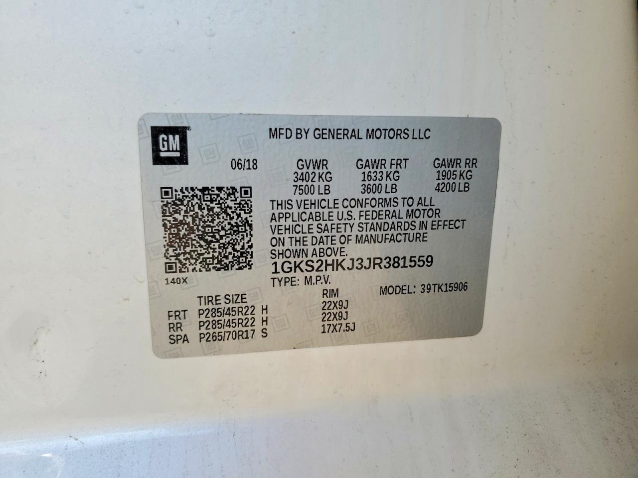 2018 GMC Yukon Xl Denali - zdjęcie 13