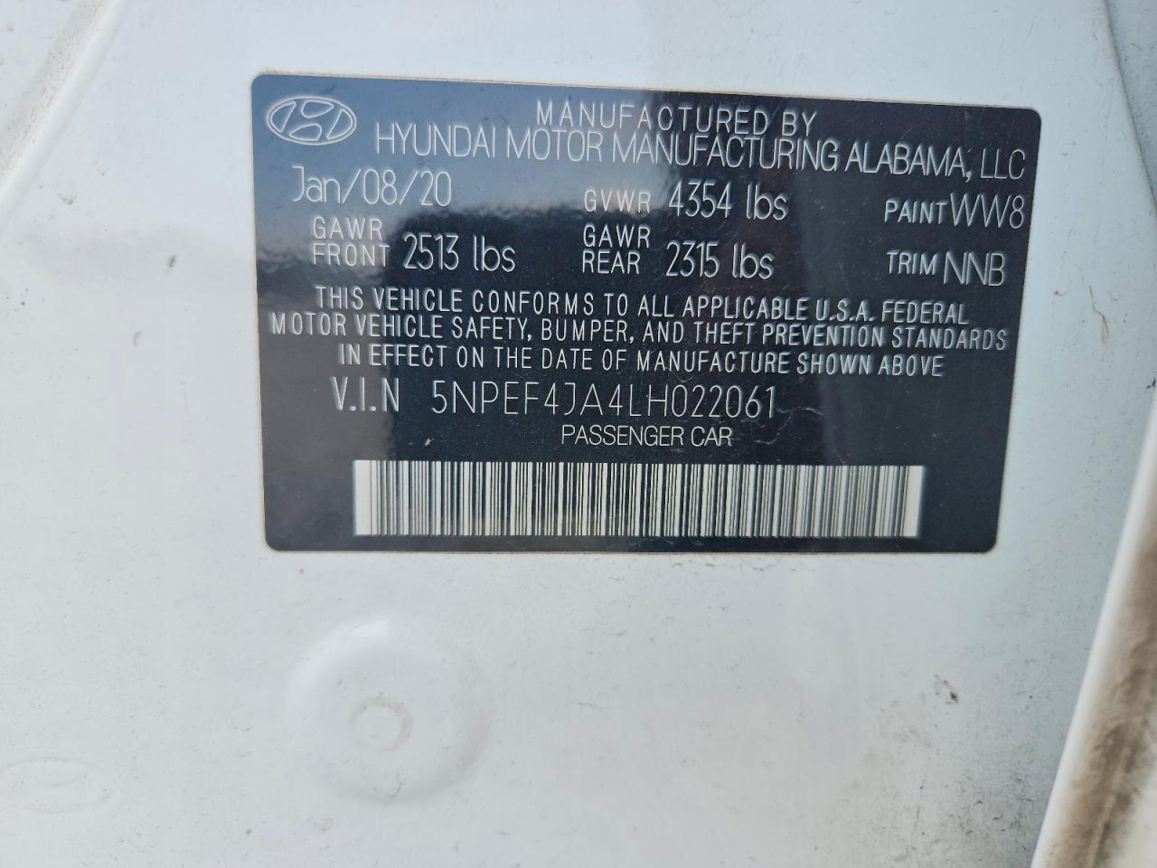 2020 Hyundai Sonata Sel - zdjęcie 13