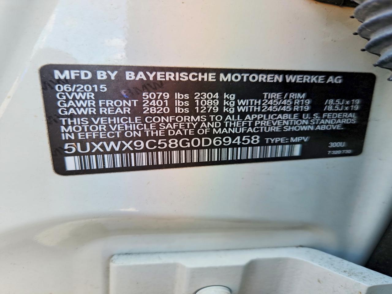 2016 BMW X3 xDrive28I - zdjęcie 13