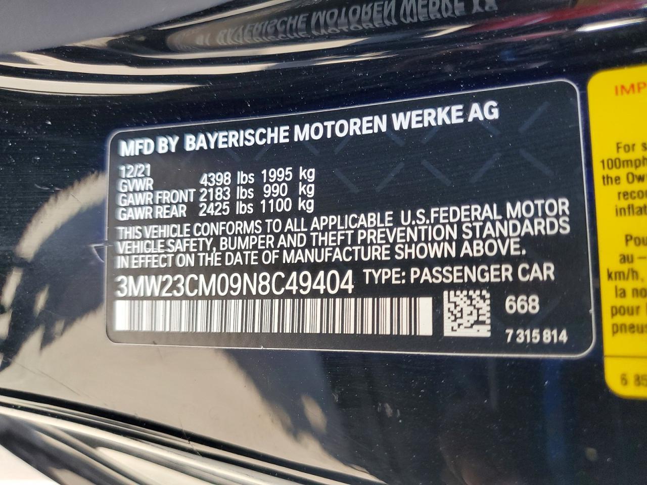 2022 BMW 230I - zdjęcie 12