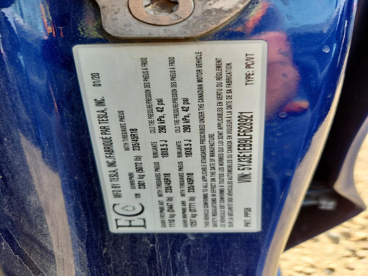 2020 Tesla Model 3 - zdjęcie 12