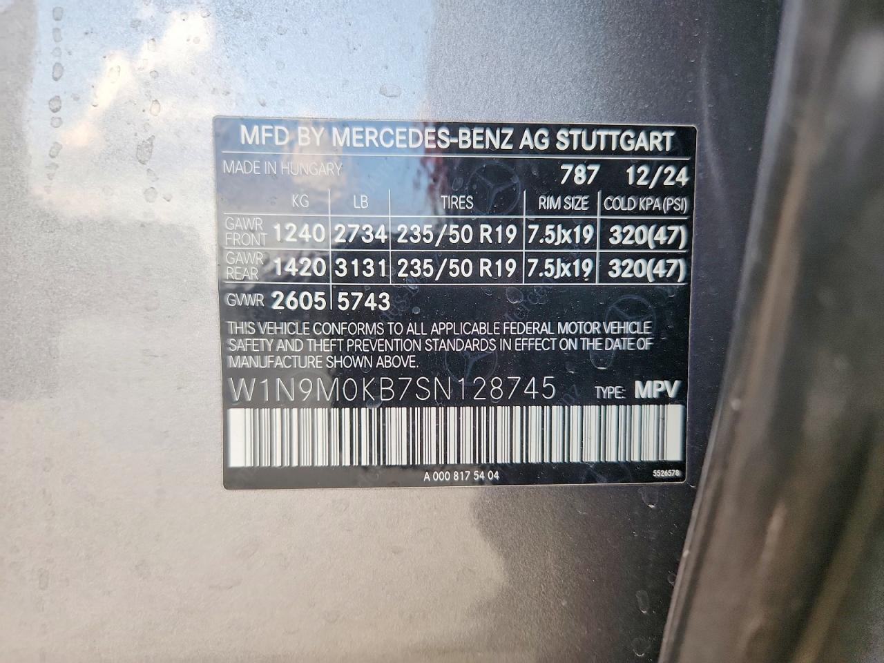2025 Mercedes-Benz Eqb 300 4Matic - zdjęcie 13