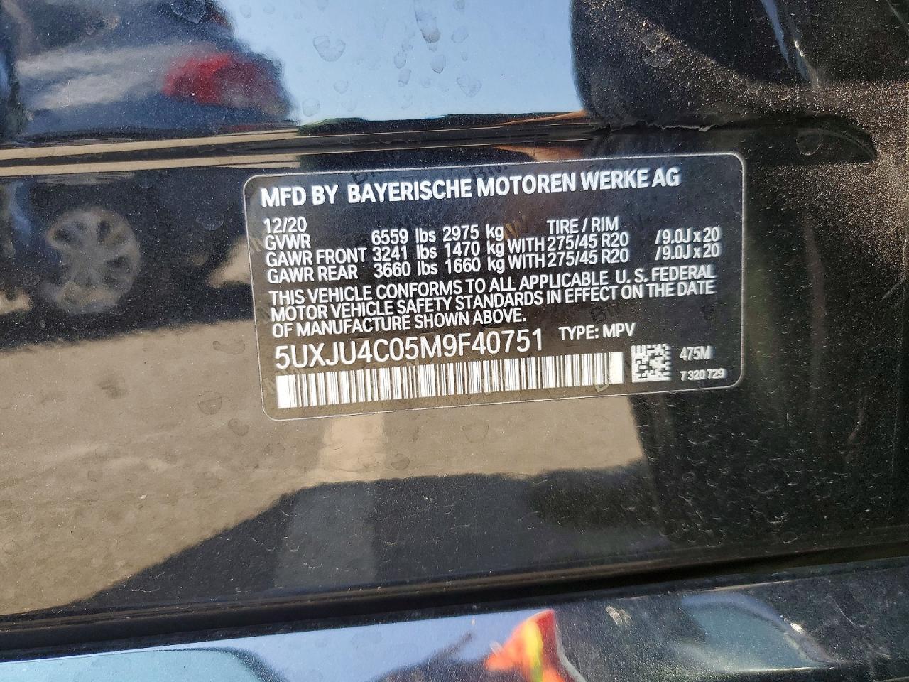 2021 BMW X5 M50I - zdjęcie 13