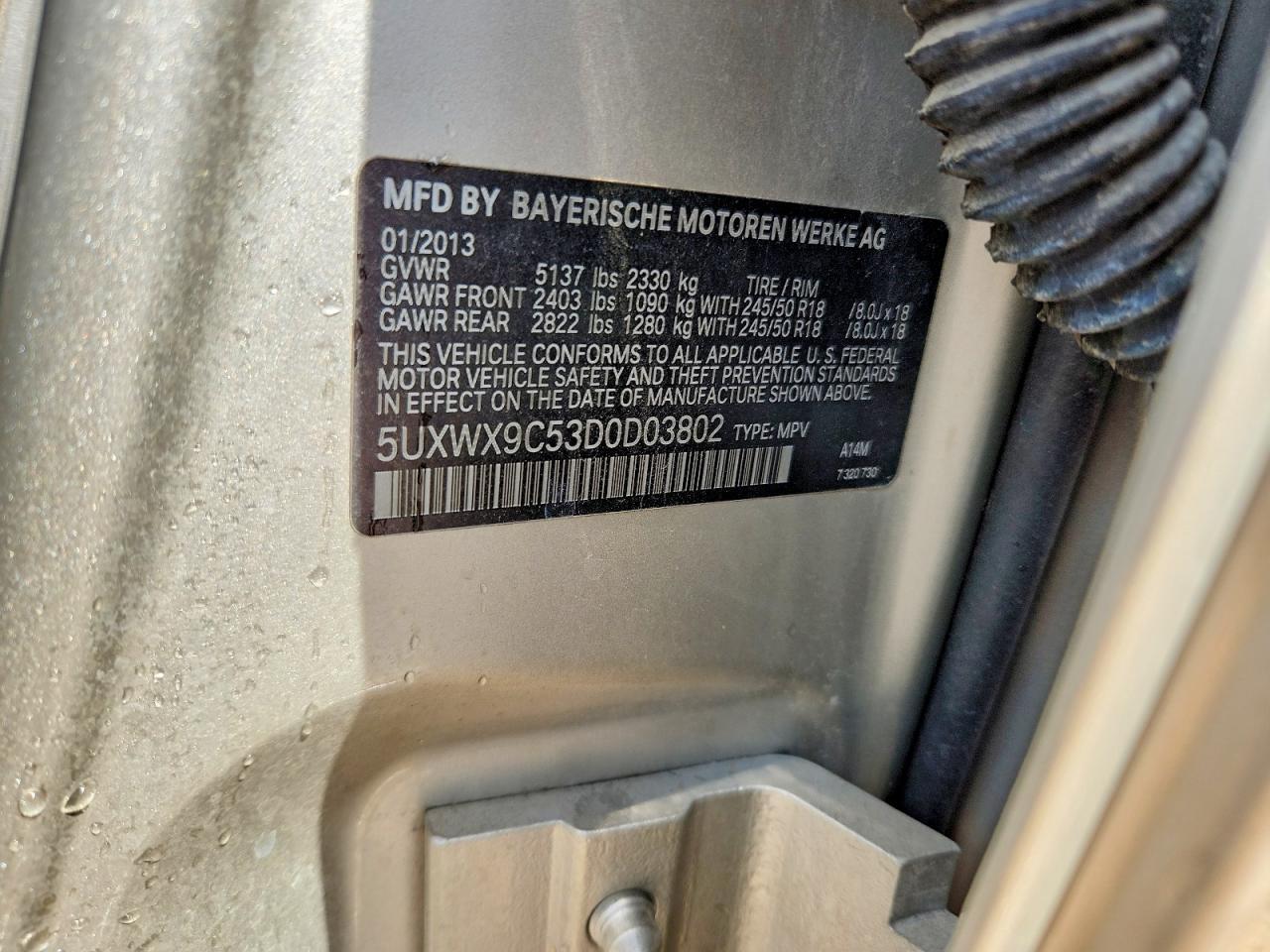 2013 BMW X3 xDrive28I - zdjęcie 13