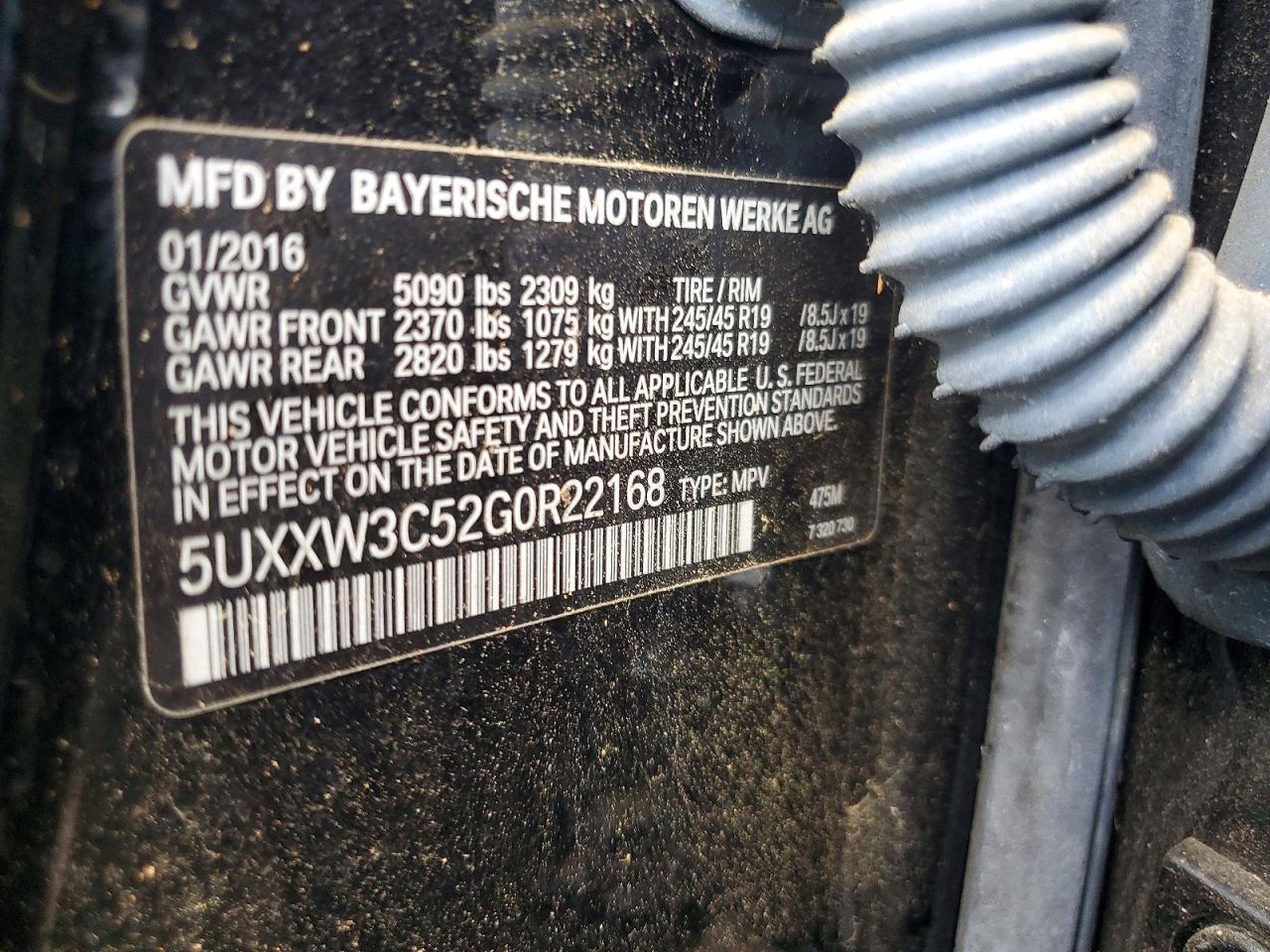 2016 BMW X4 xDrive28I - zdjęcie 13