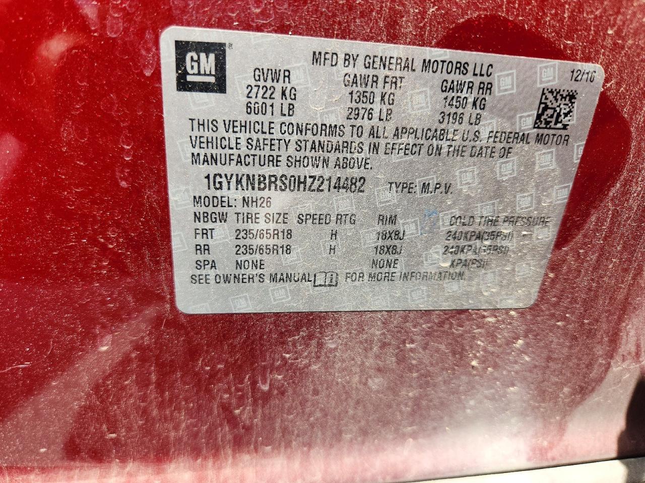 2017 Cadillac Xt5 Luxury - zdjęcie 13