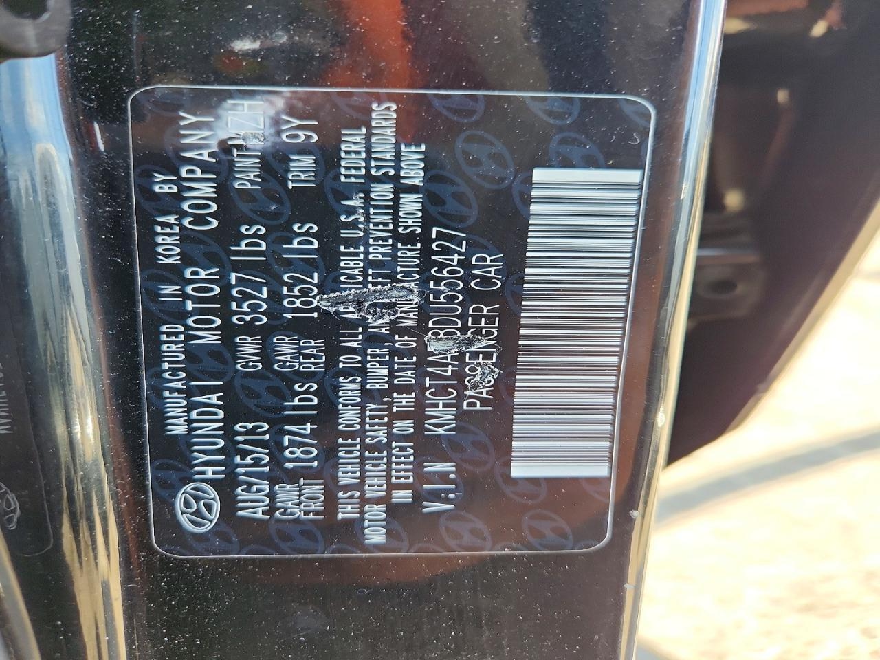 2013 Hyundai Accent Gls - zdjęcie 12
