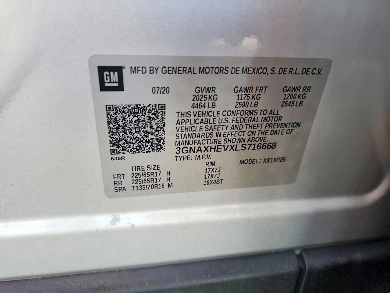 2020 Chevrolet Equinox Ls - zdjęcie 13
