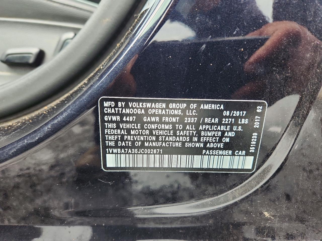 2018 Volkswagen Passat Se - zdjęcie 13