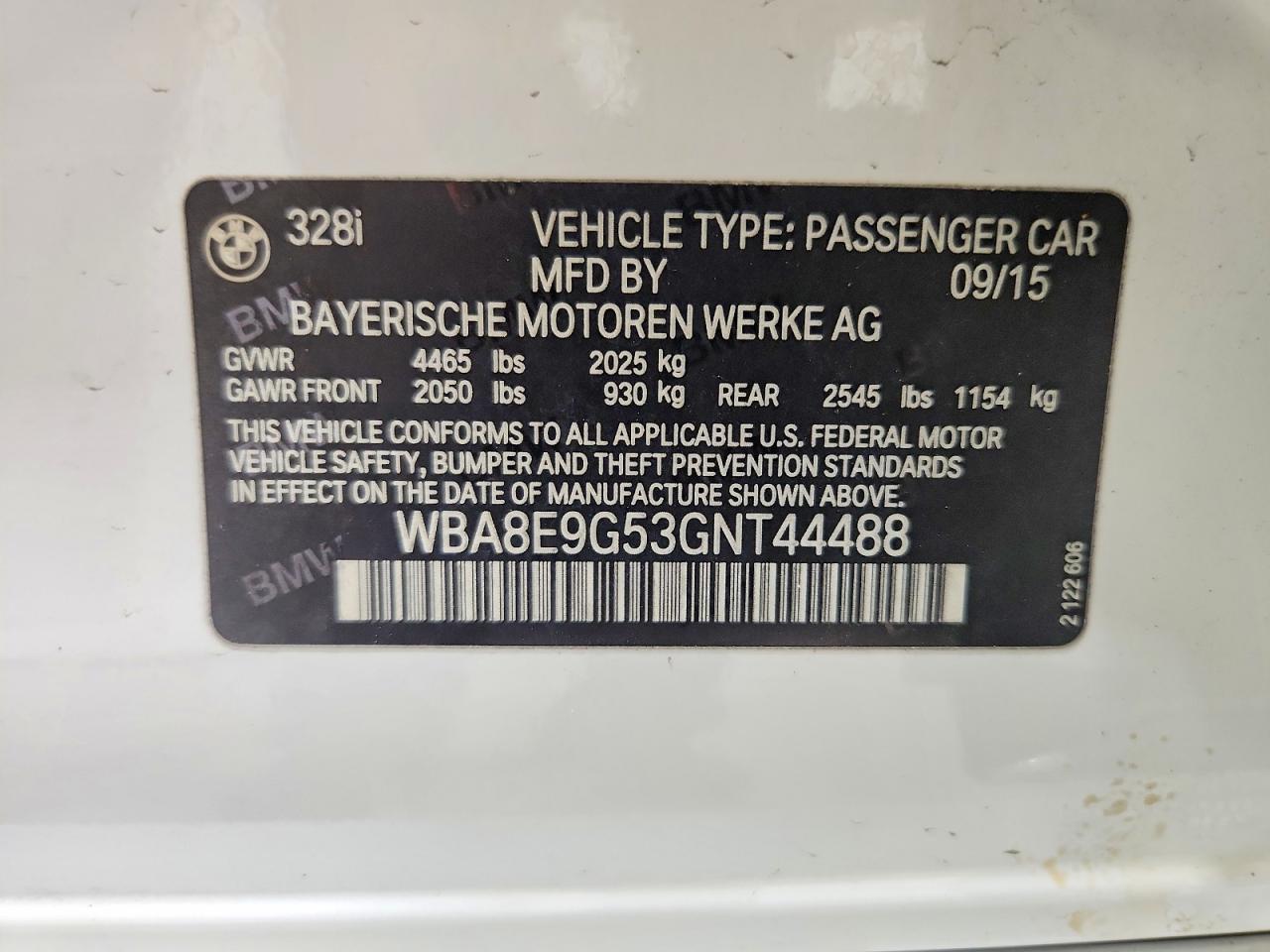 2016 BMW 328 I Sulev - zdjęcie 12