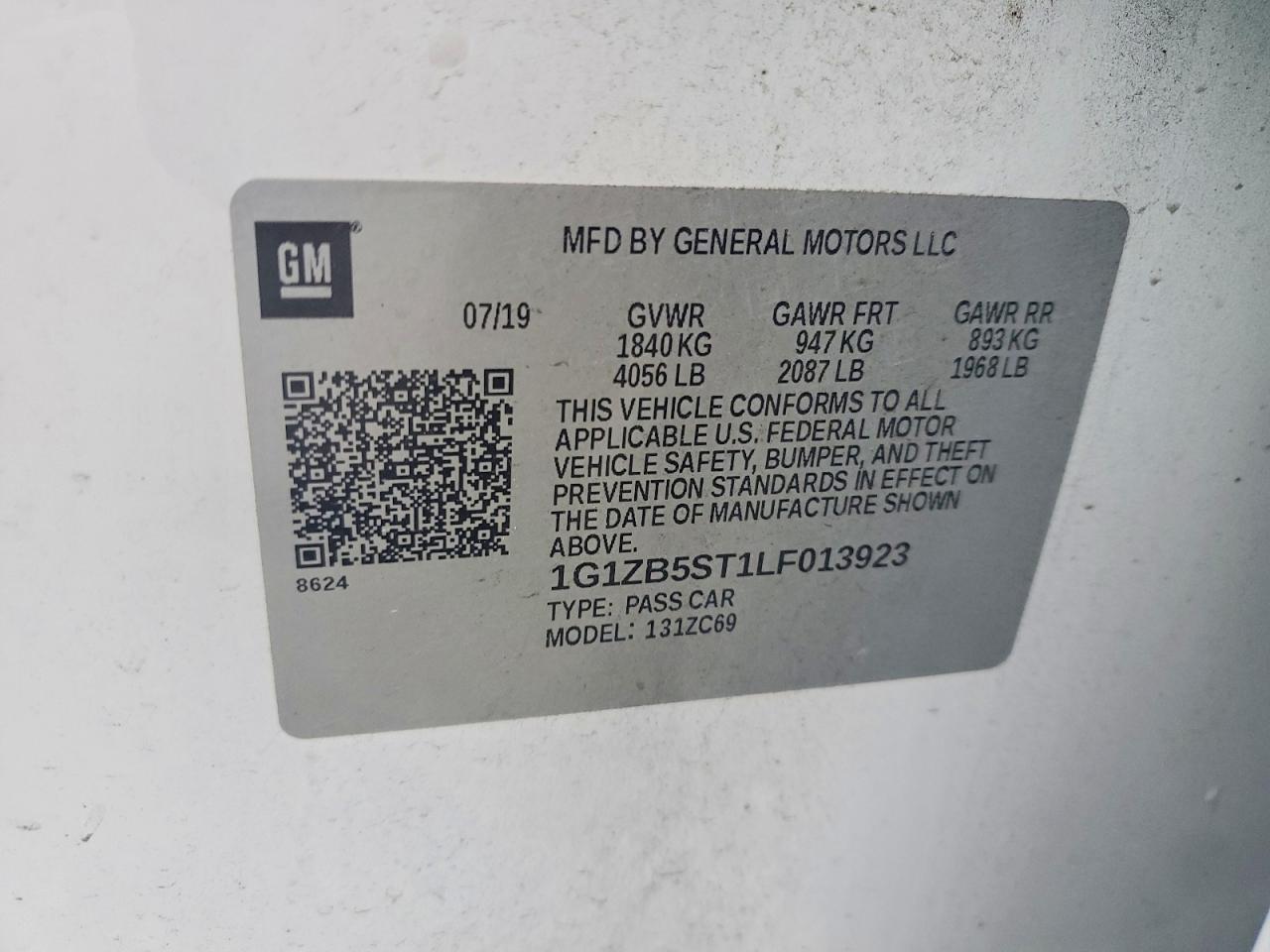 2020 Chevrolet Malibu Ls - zdjęcie 12