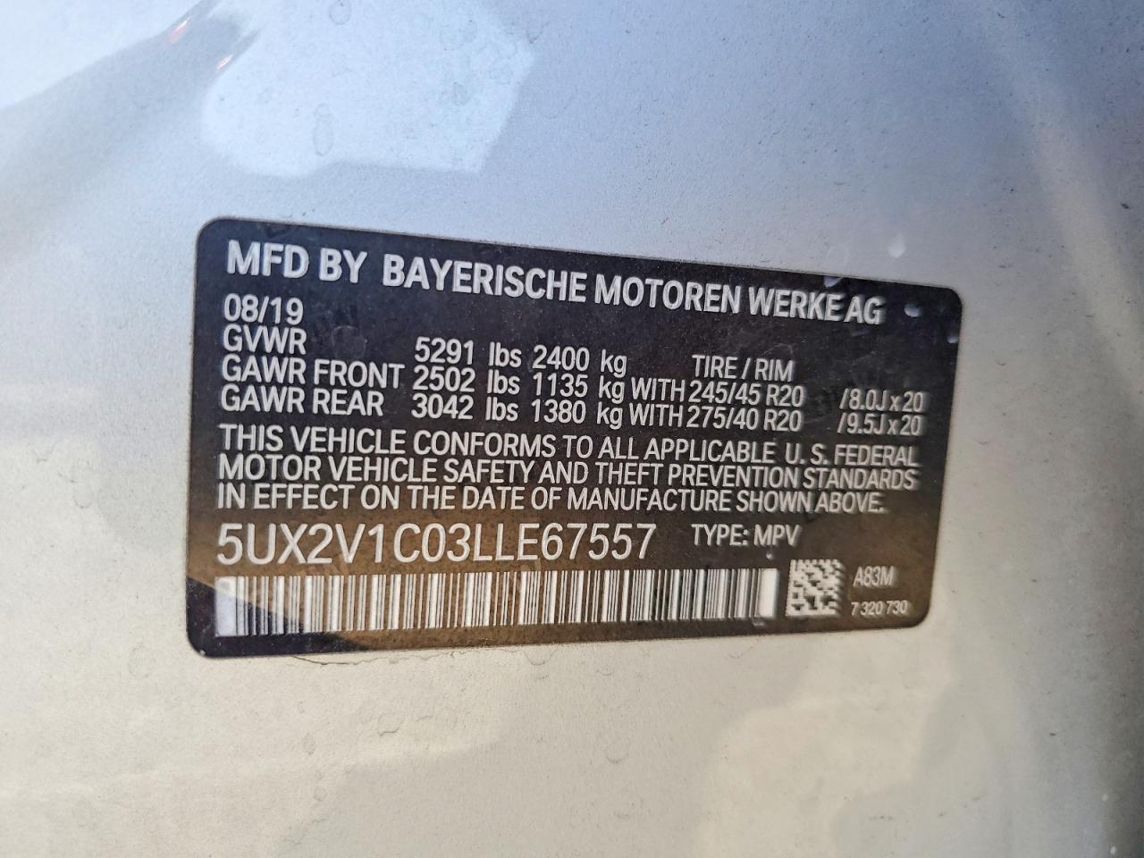 2020 BMW X4 xDrive30I - zdjęcie 13