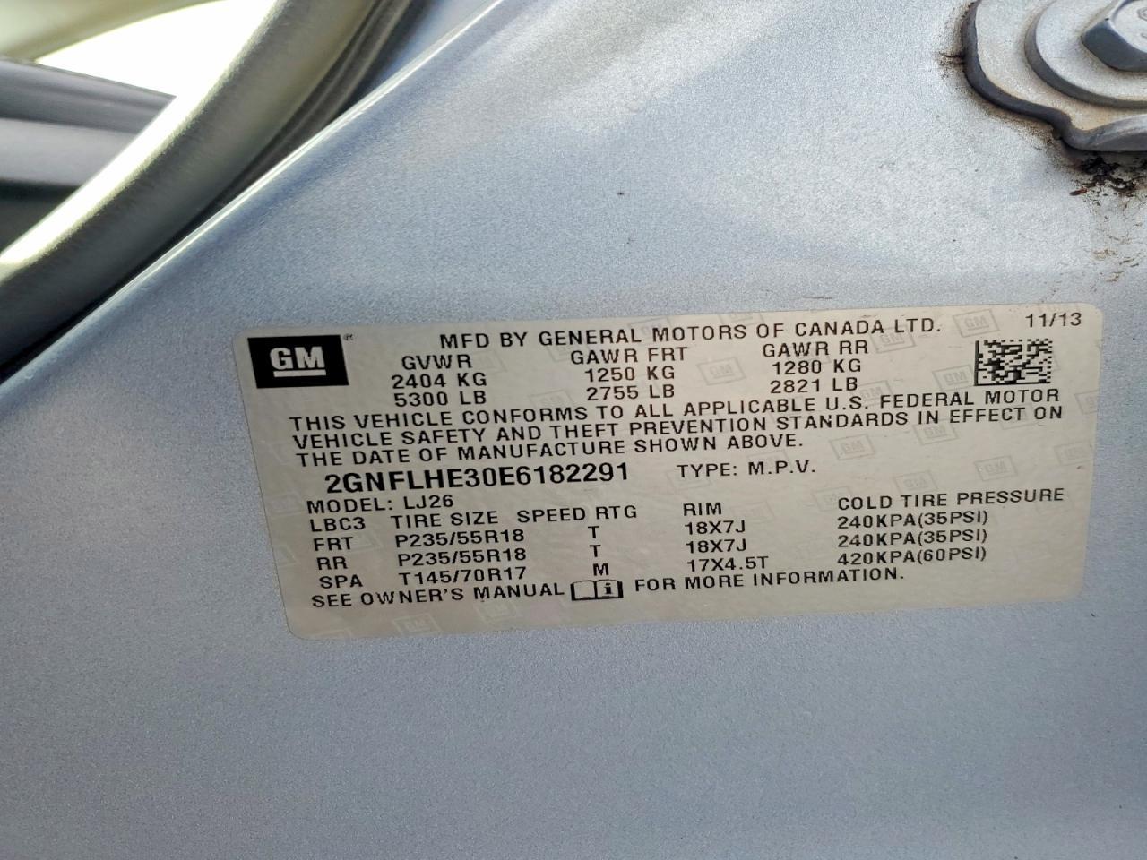 2014 Chevrolet Equinox Ltz - zdjęcie 13