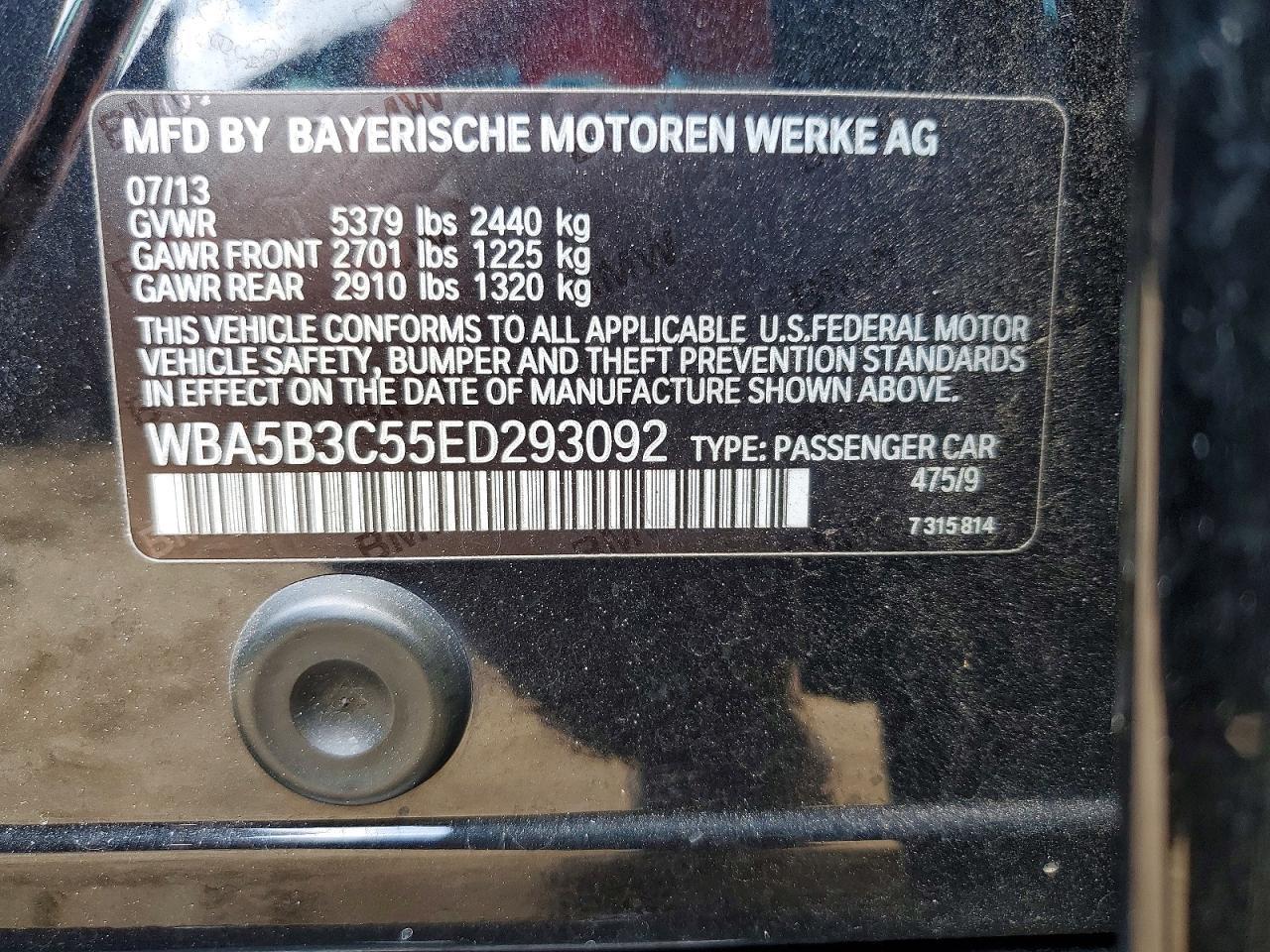 2014 BMW 535 Xi - zdjęcie 12