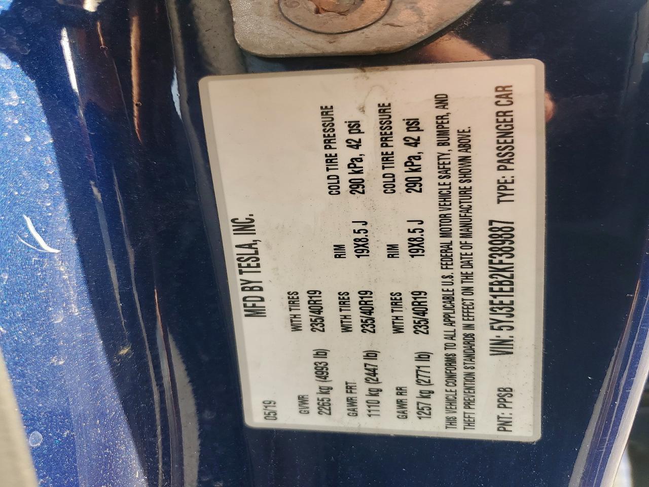 2019 Tesla Model 3 - zdjęcie 12