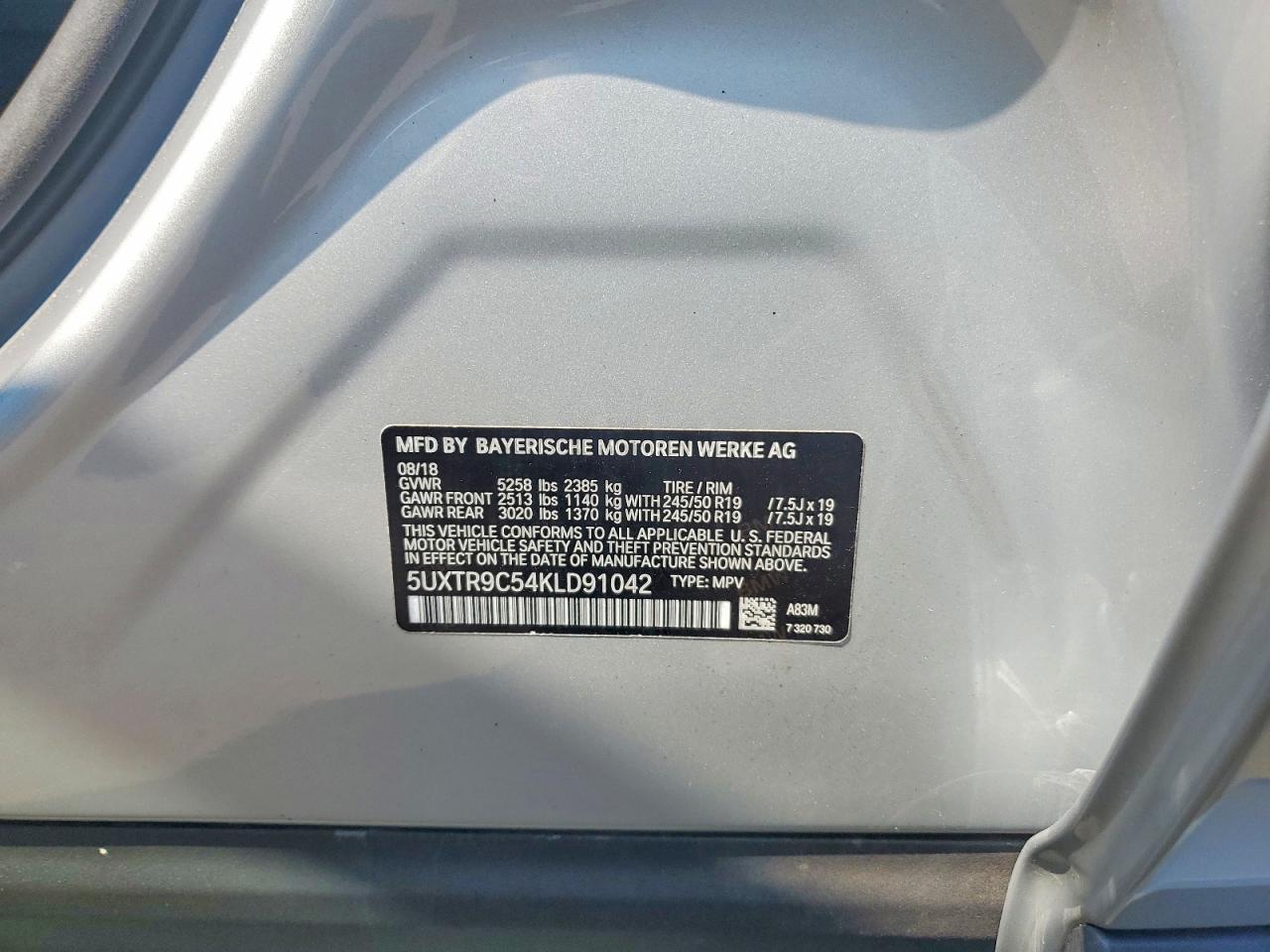 2019 BMW X3 xDrive30I - zdjęcie 13