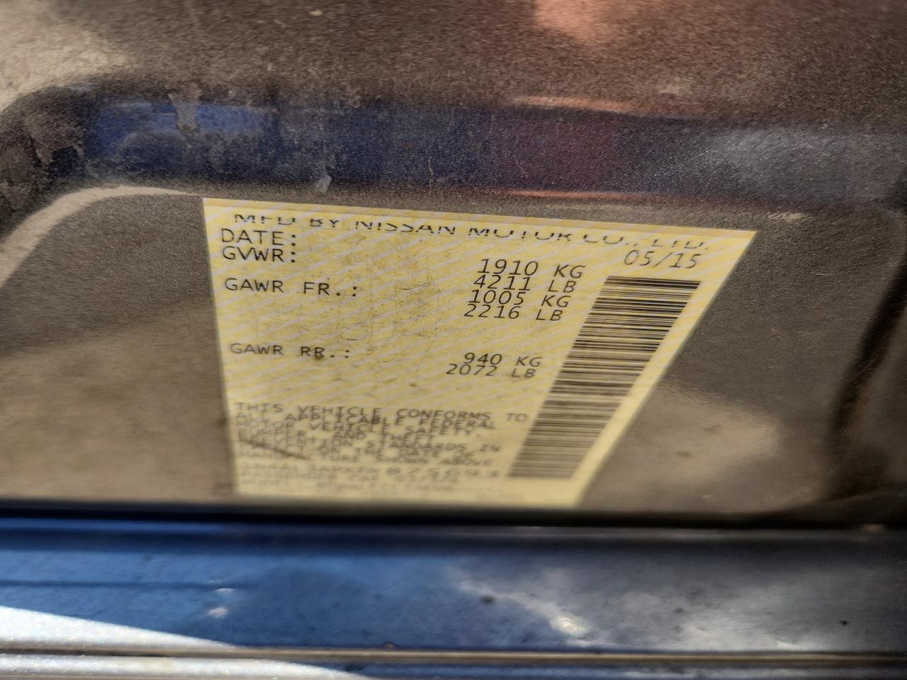 2015 Nissan Altima 2.5 S - zdjęcie 12