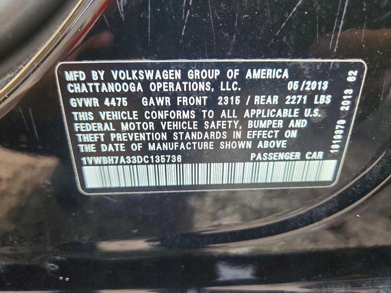 2013 Volkswagen Passat Se - zdjęcie 12