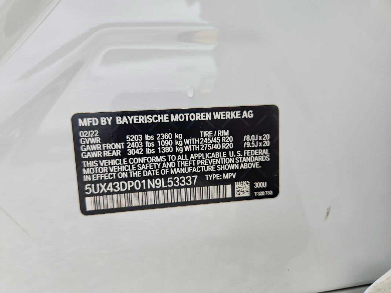 2022 BMW X3 Sdrive30I - zdjęcie 13