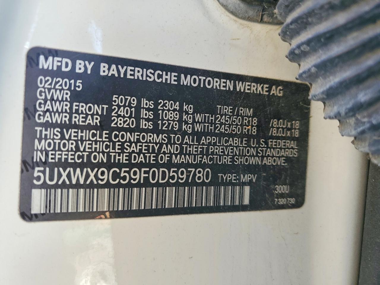 2015 BMW X3 xDrive28I - zdjęcie 13