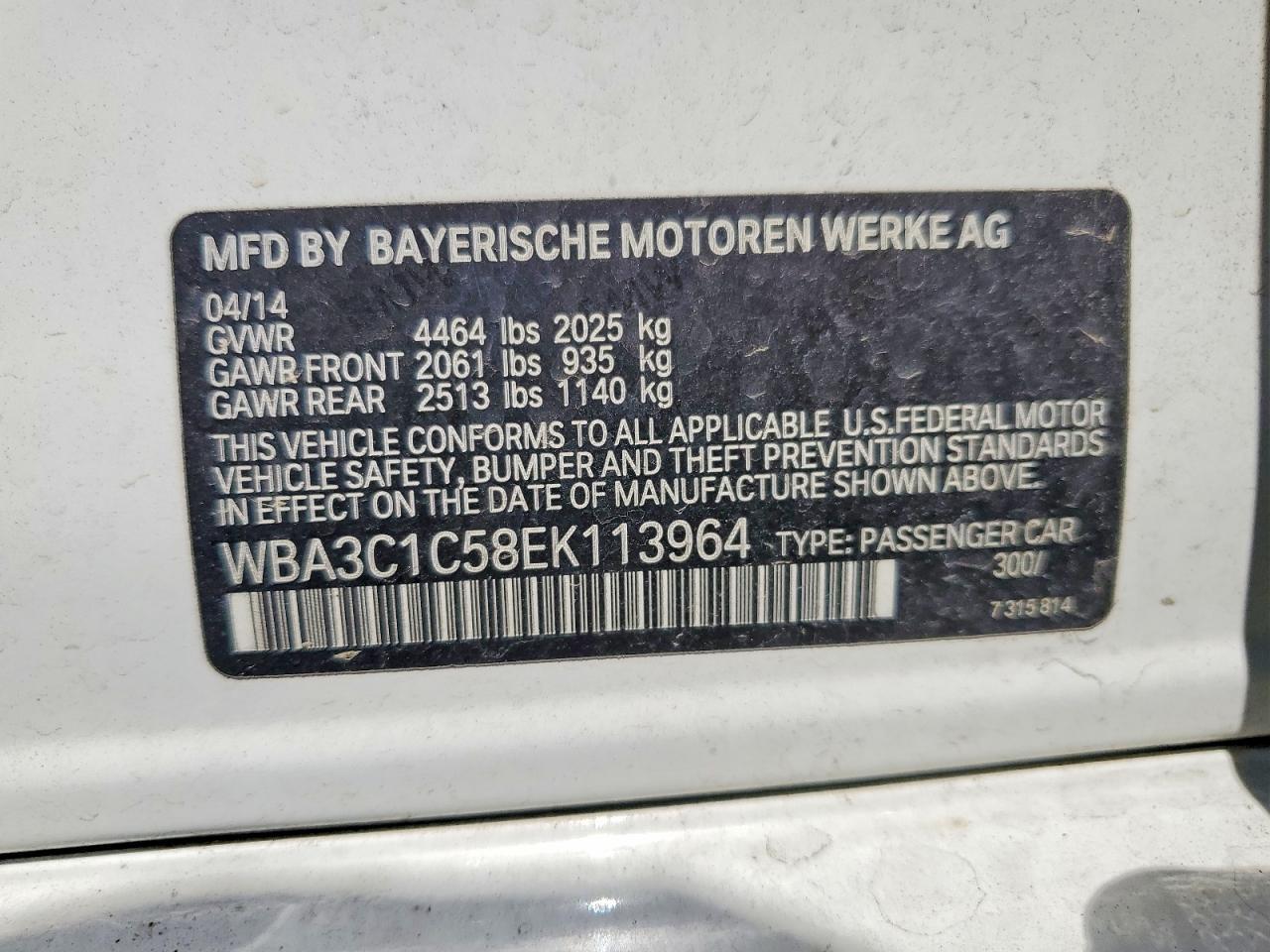 2014 BMW 328 I Sulev - zdjęcie 12