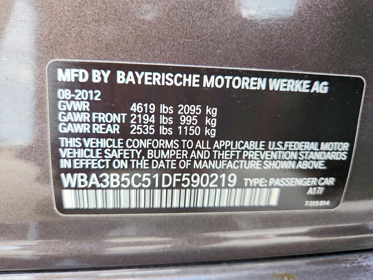 2013 BMW 328 Xi Sulev - zdjęcie 13